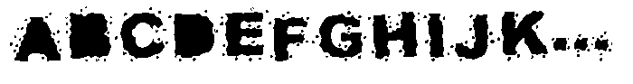 Nibblingbloomers Font UPPERCASE