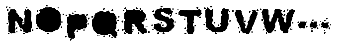 Nibblingbloomers Font UPPERCASE