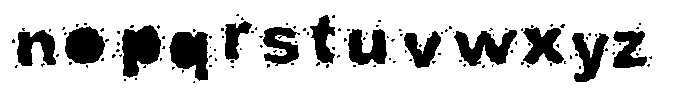 Nibblingbloomers Font LOWERCASE