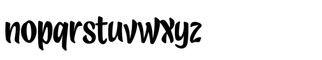 Nice Bounce Font LOWERCASE