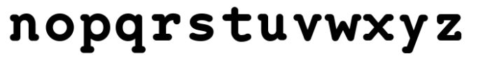 Nice Weekend Bold Font LOWERCASE