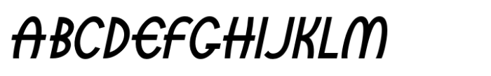 Nice and Easy JNL Oblique Font UPPERCASE
