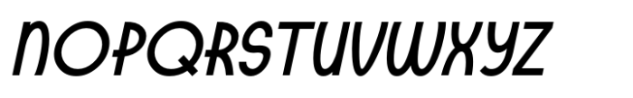 Nice and Easy JNL Oblique Font UPPERCASE