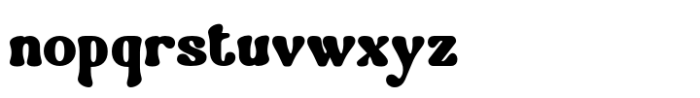 Nice Font LOWERCASE