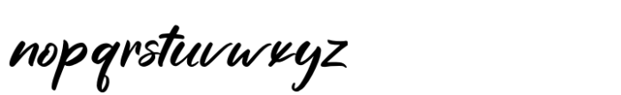 Nick Marco Font LOWERCASE