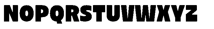 Nicka Upright Font UPPERCASE