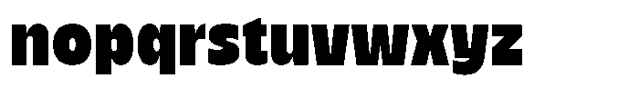 Nicka Upright Font LOWERCASE