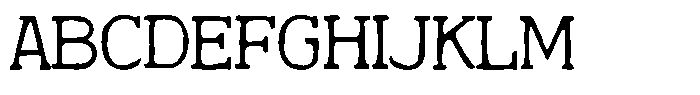 Nickery Regular Font UPPERCASE