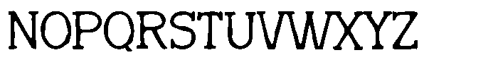 Nickery Regular Font UPPERCASE