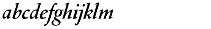 Nicolas Jenson SG Bold Italic Font LOWERCASE