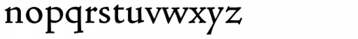 Nicolas Jenson SG Medium Font LOWERCASE