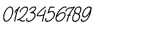 Nicolla Sunfield Italic Font OTHER CHARS