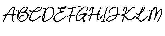Nicolla Sunfield Italic Font UPPERCASE