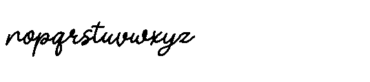 Nicolla Sunfield Italic Font LOWERCASE