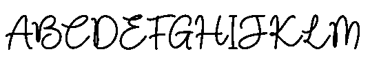 Nicolla Sunfield Regular Font UPPERCASE
