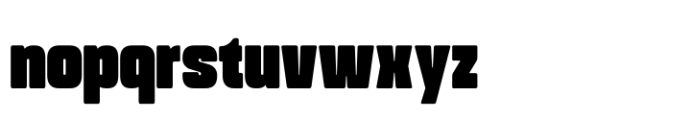 Nicon Black Font LOWERCASE