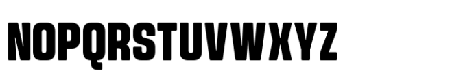 Nicon Bold Font UPPERCASE