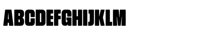 Nicon Extra Bold Font UPPERCASE