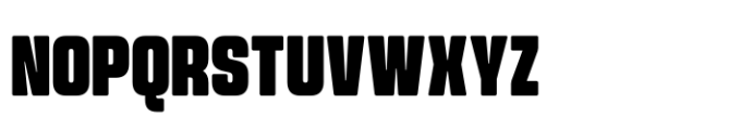 Nicon Extra Bold Font UPPERCASE