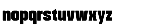 Nicon Extra Bold Font LOWERCASE