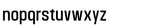 Nicon Regular Font LOWERCASE