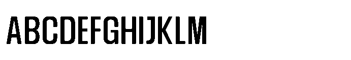 Nicon VF Font UPPERCASE