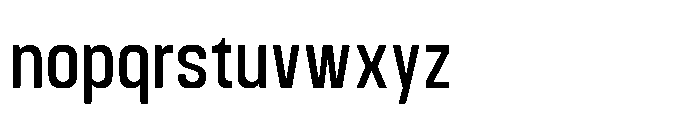 Nicon VF Font LOWERCASE