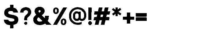 Niela Display Niela Extra Bold Font OTHER CHARS