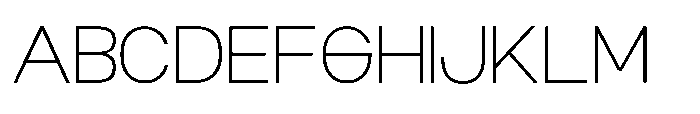 Niela Display Niela Extra Light Font UPPERCASE