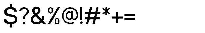 Niela Display Niela Medium Font OTHER CHARS