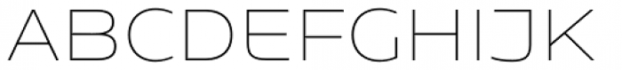 Niemeyer Thin Font UPPERCASE