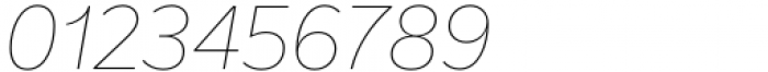 Nietos Thin Italic Font OTHER CHARS