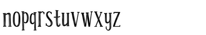 Nieves Regular Font LOWERCASE