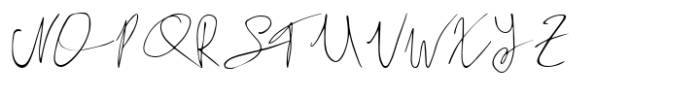 Nigel Roos Signature Font UPPERCASE