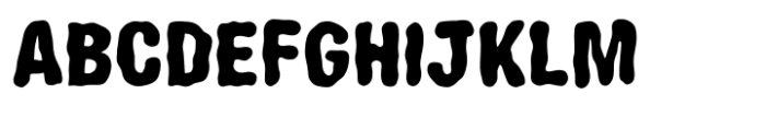 Night Ghost Regular Font UPPERCASE