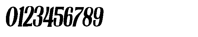 Night Queen Condensed Italic Font OTHER CHARS