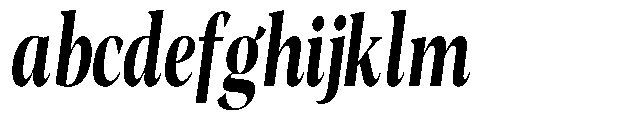 Night Queen Condensed Italic FONT