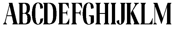 Night Queen Condensed Font UPPERCASE