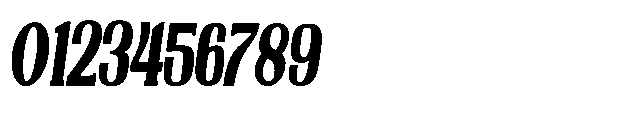 Night Queen Contrast Condensed Italic Font OTHER CHARS