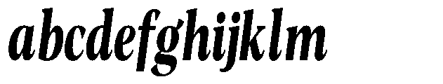 Night Queen Contrast Condensed Italic FONT