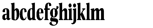 Night Queen Contrast Condensed FONT