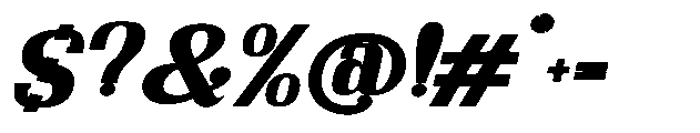 Night Queen Contrast Exp Italic Font OTHER CHARS