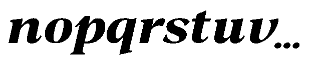 Night Queen Contrast Exp Italic Font LOWERCASE