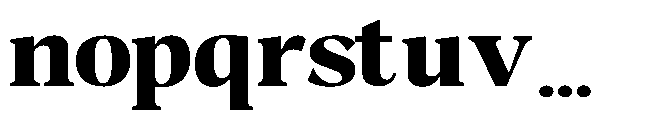 Night Queen Contrast Expanded Font LOWERCASE