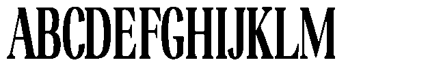 Night Queen Contrast Extra Condensed Font UPPERCASE