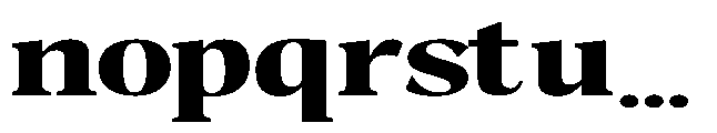 Night Queen Contrast Extra Exp Font LOWERCASE