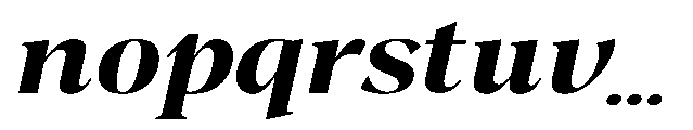 Night Queen Expanded Italic Font LOWERCASE