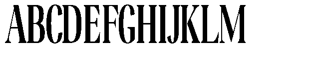 Night Queen Extra Condensed Font UPPERCASE