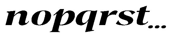 Night Queen Extra Exp Italic Font LOWERCASE