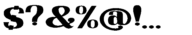 Night Queen Extra Expanded Font OTHER CHARS